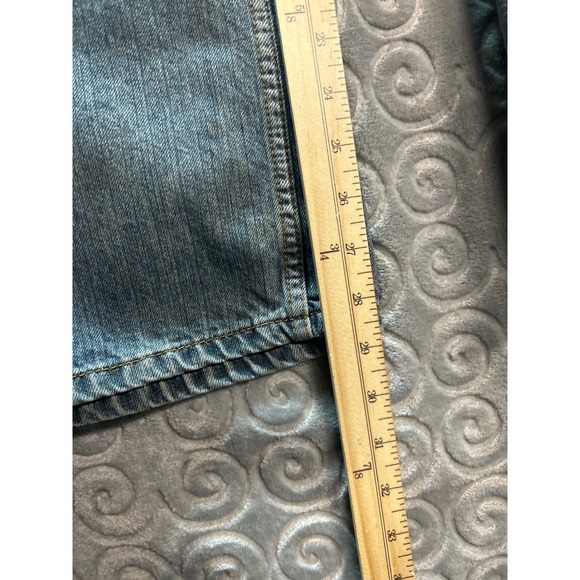 Levi Strauss & Co. 559 Men's Relaxed Straight‎ Leg Light Wash Jeans W42 L32 - Picture 5 of 9